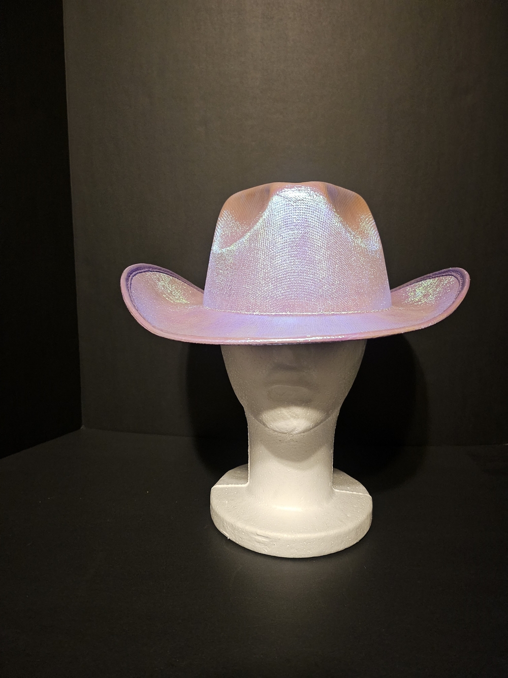 Iridescent Pink And Purple Costume Cowboy Hat